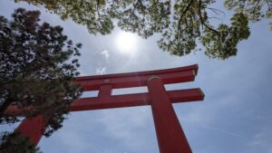 御祭神はイザナギ・イザナミ・キクリヒメな…おのころ島神社（自凝島神社）へ