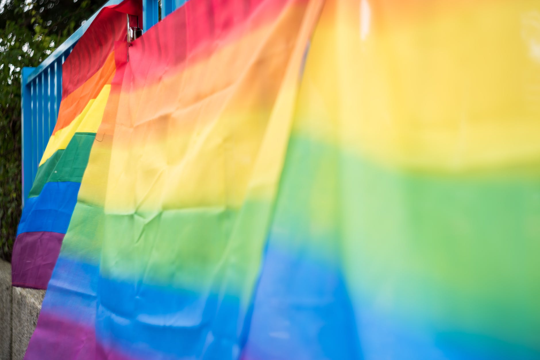 rainbow flags